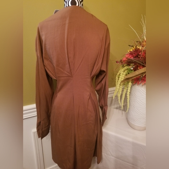 NEW Exlura Woman's Long Sleeve Elegant High Waist V-Neck Lace Up Drawstring - Picture 7 of 9